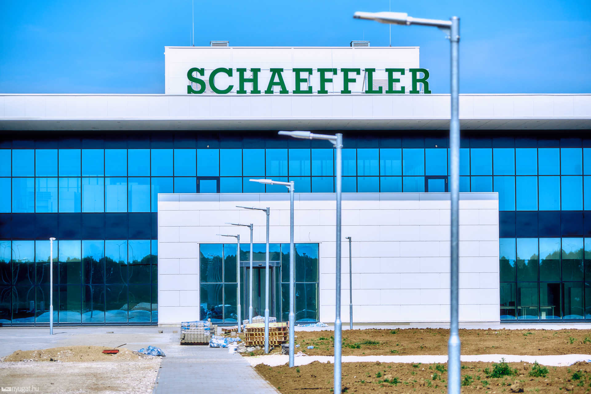 Épülő Schaeffler gyár