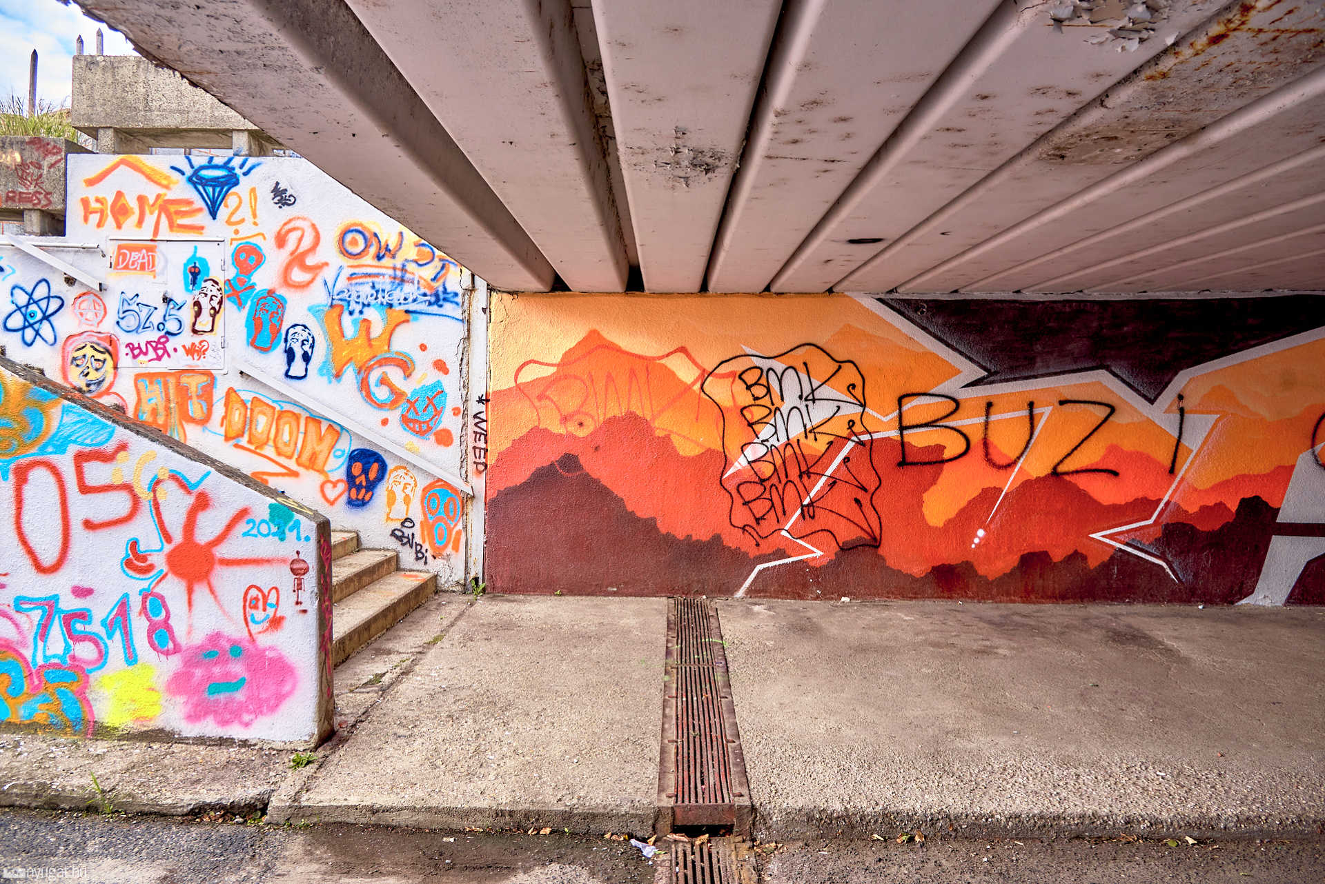 Graffiti rongálás a Thökölyn