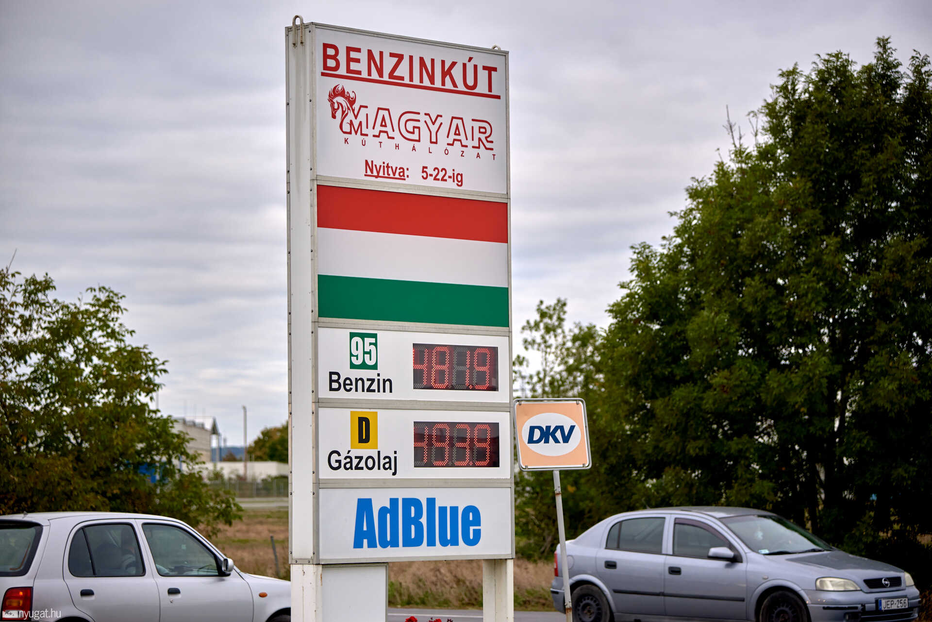 Üzemanyagárak szombathelyen
