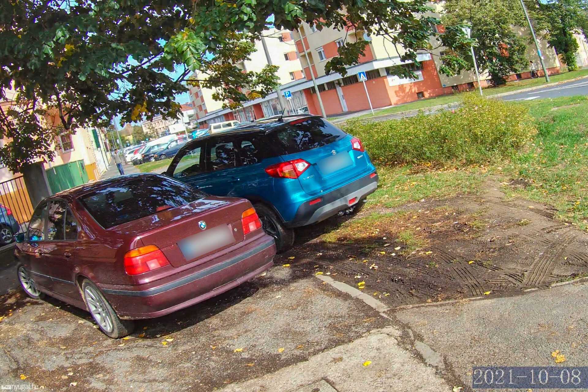 Szabálytalan parkolások 2021.10.21.
