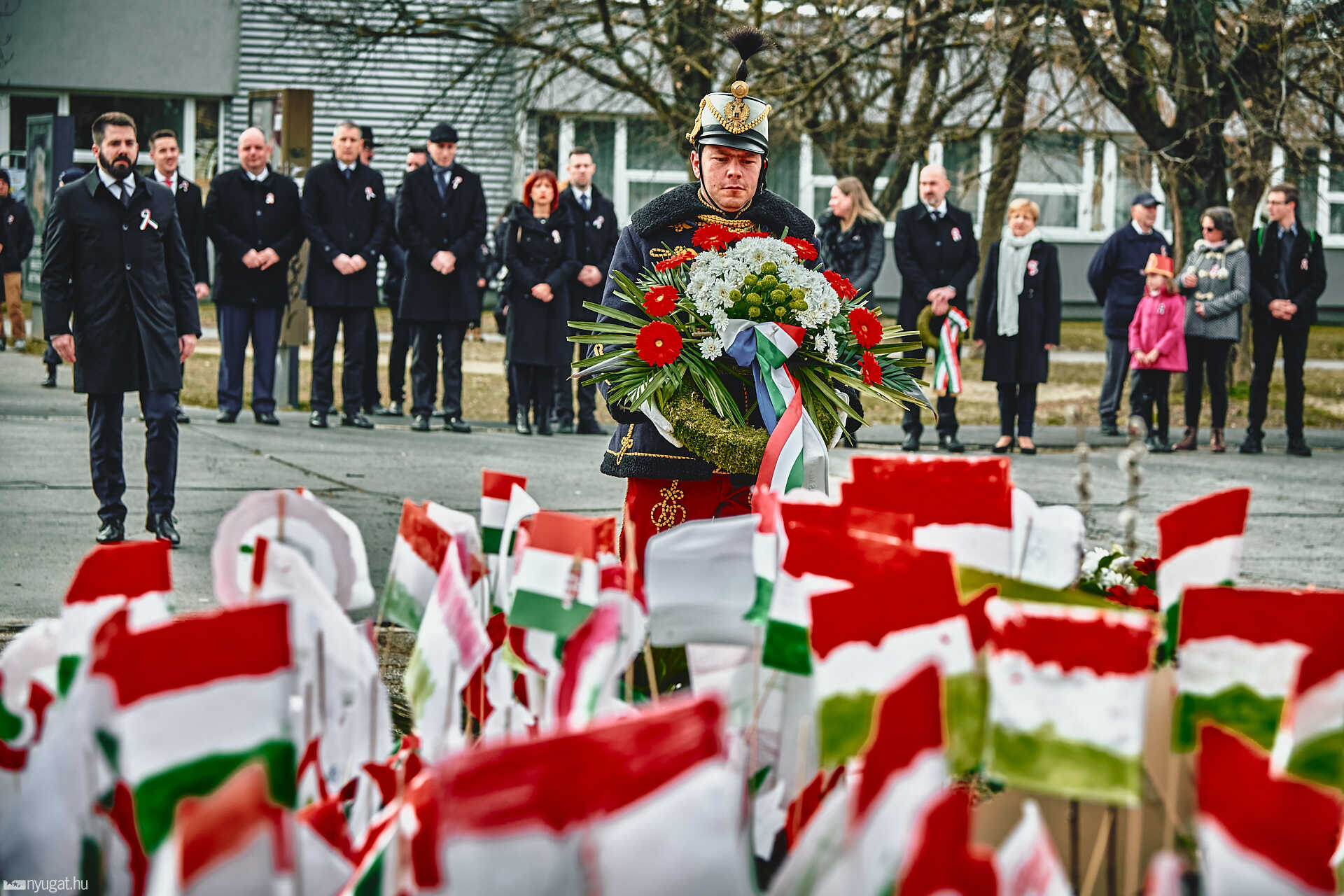 Március 15. ünnepség Szombthelyen 