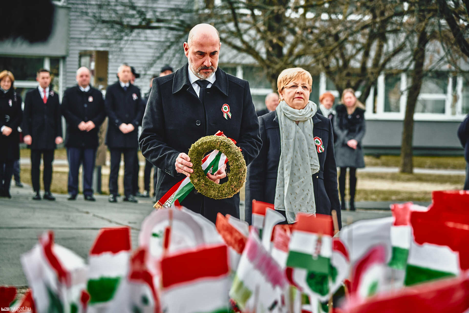 Március 15. ünnepség Szombthelyen 