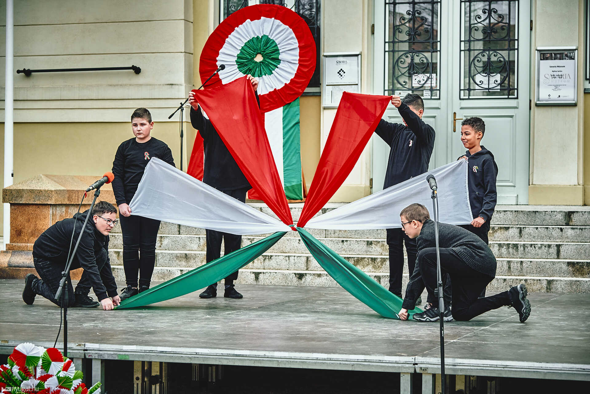 Március 15. ünnepség Szombthelyen 