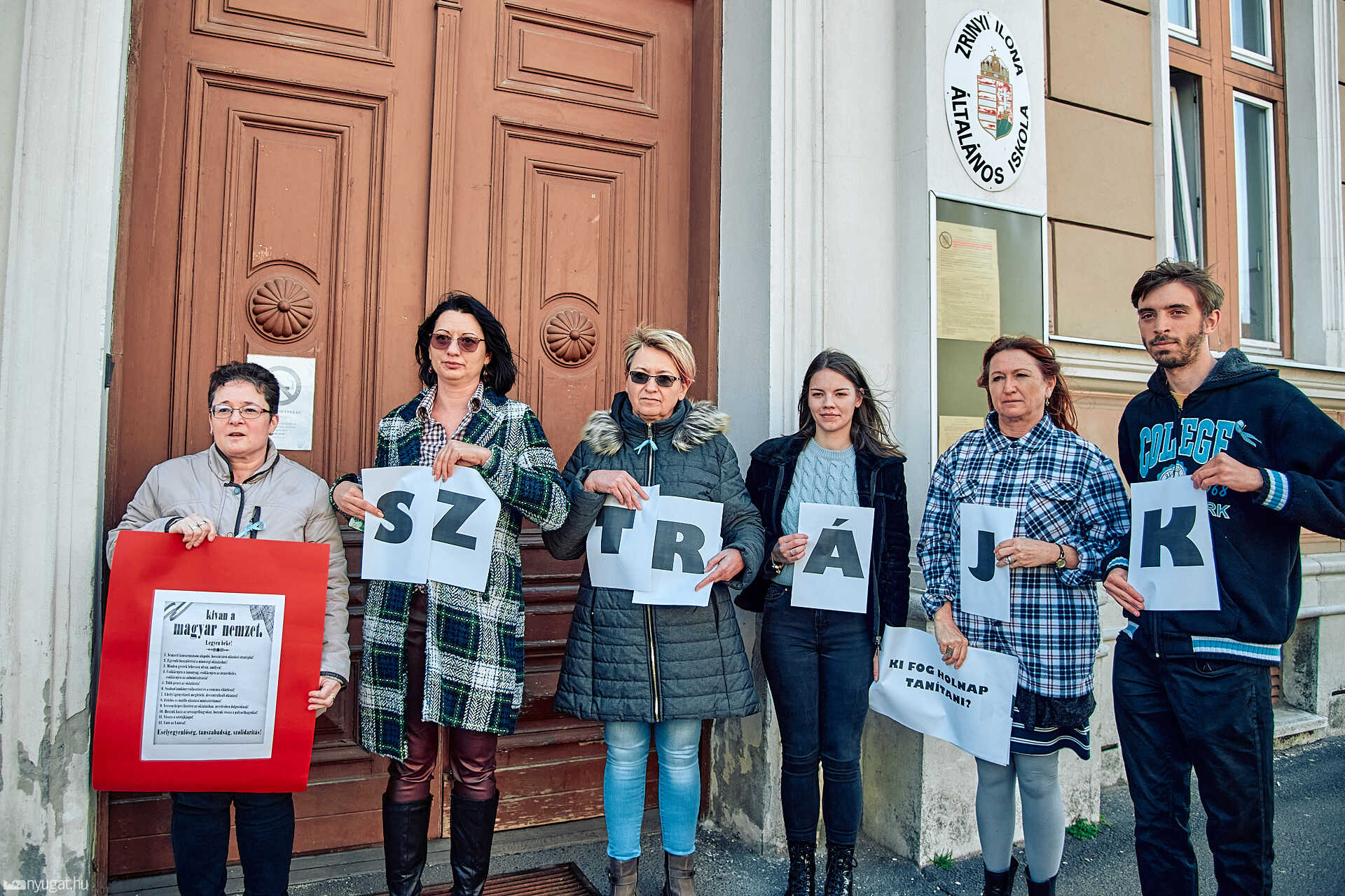 Sztrájk a Zrínyi Ilona Általános iskolában
