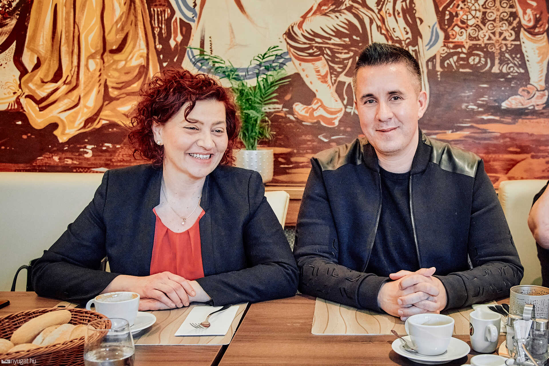 Vadai Ágnes Czeglédy Csaba sajtóreggeli