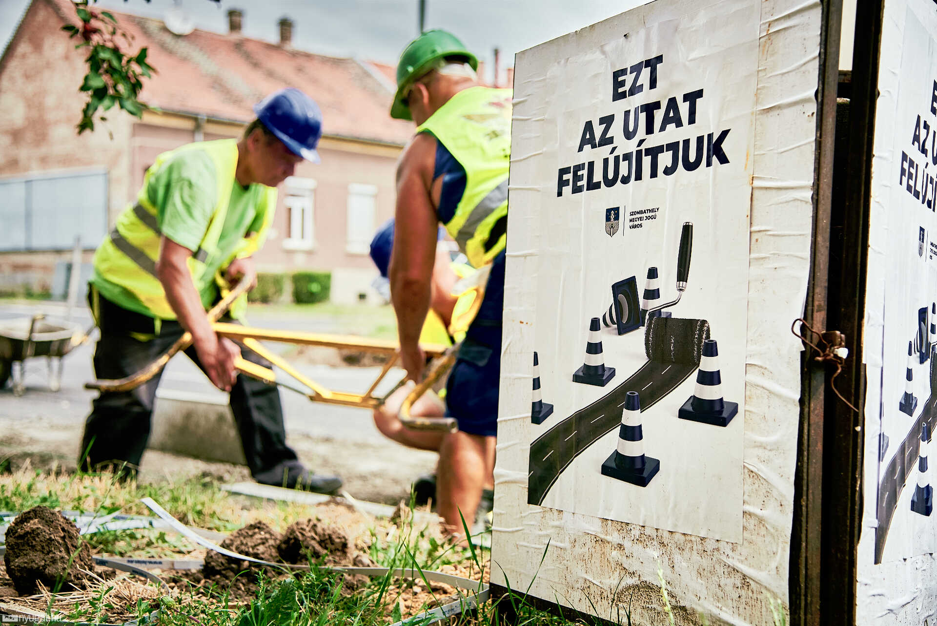 Nádasdy utca felújítás sajtótájékoztató