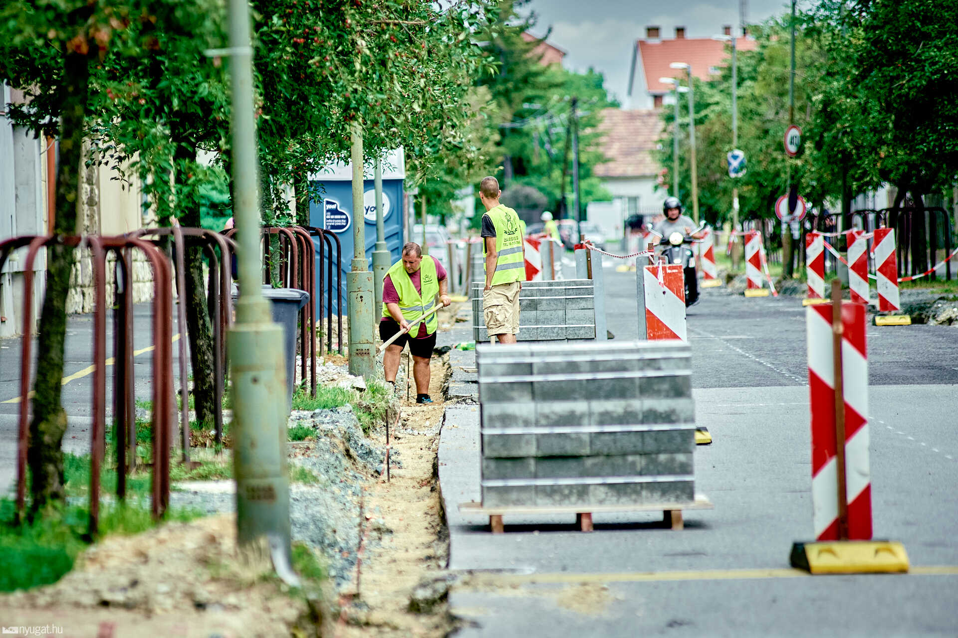 Nádasdy utca felújítás sajtótájékoztató