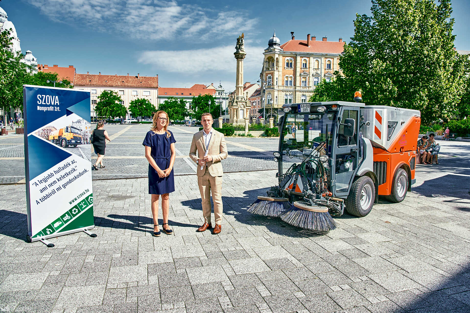 Új takarítógép a szovánál