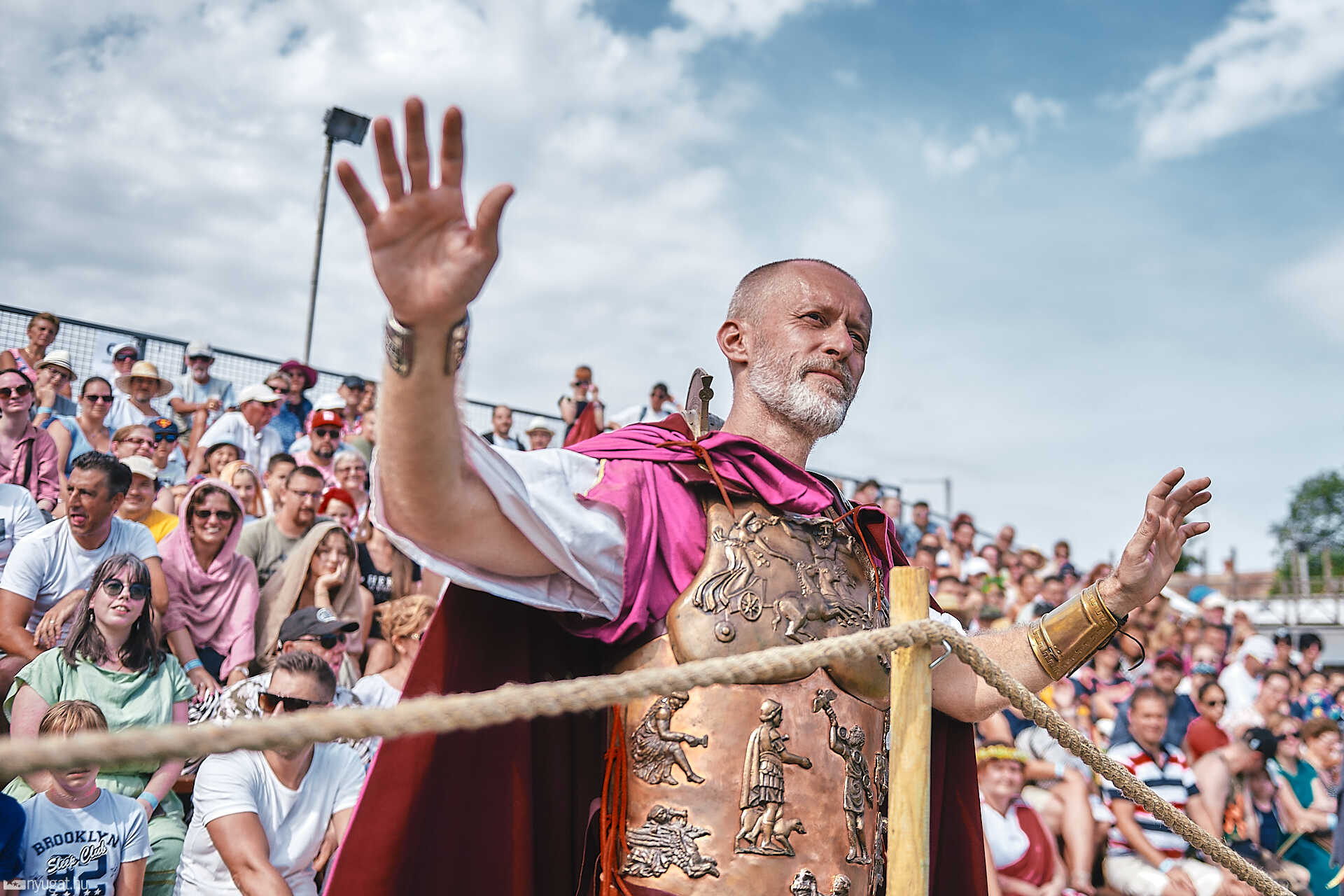 Savaria Karnevál gladiátor kűzdelem szombat