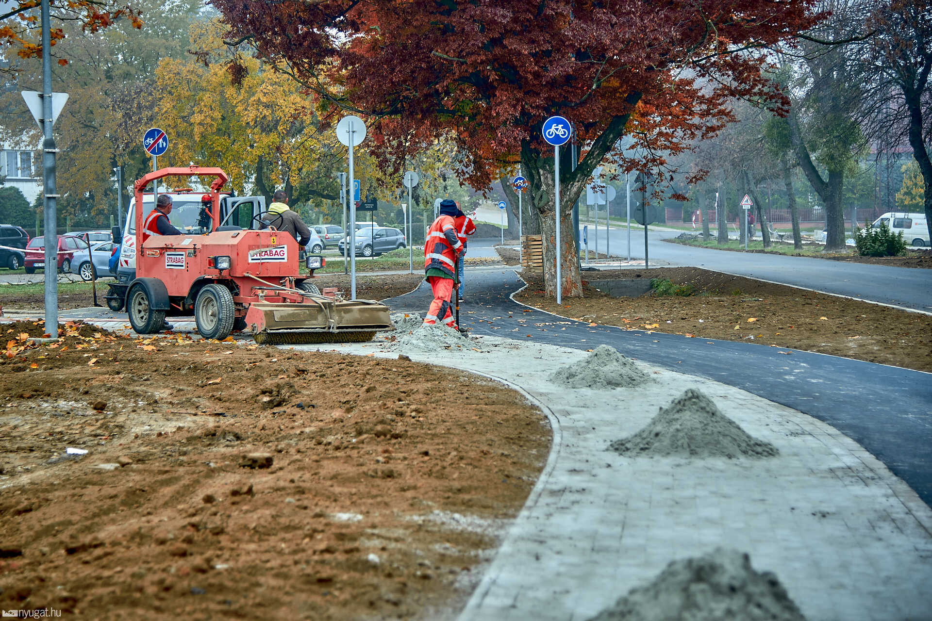 útépítés a Ferenczy István utcában