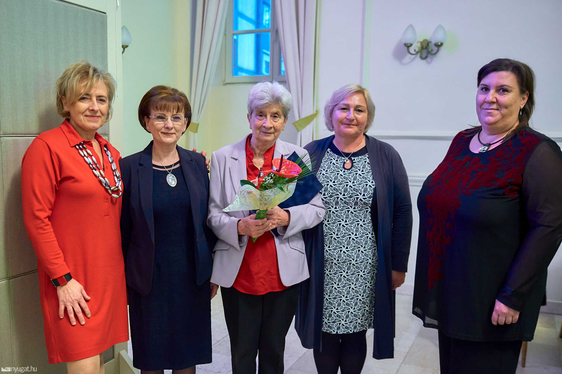60 év az Egészségügyben-Szabó Imréné Valika