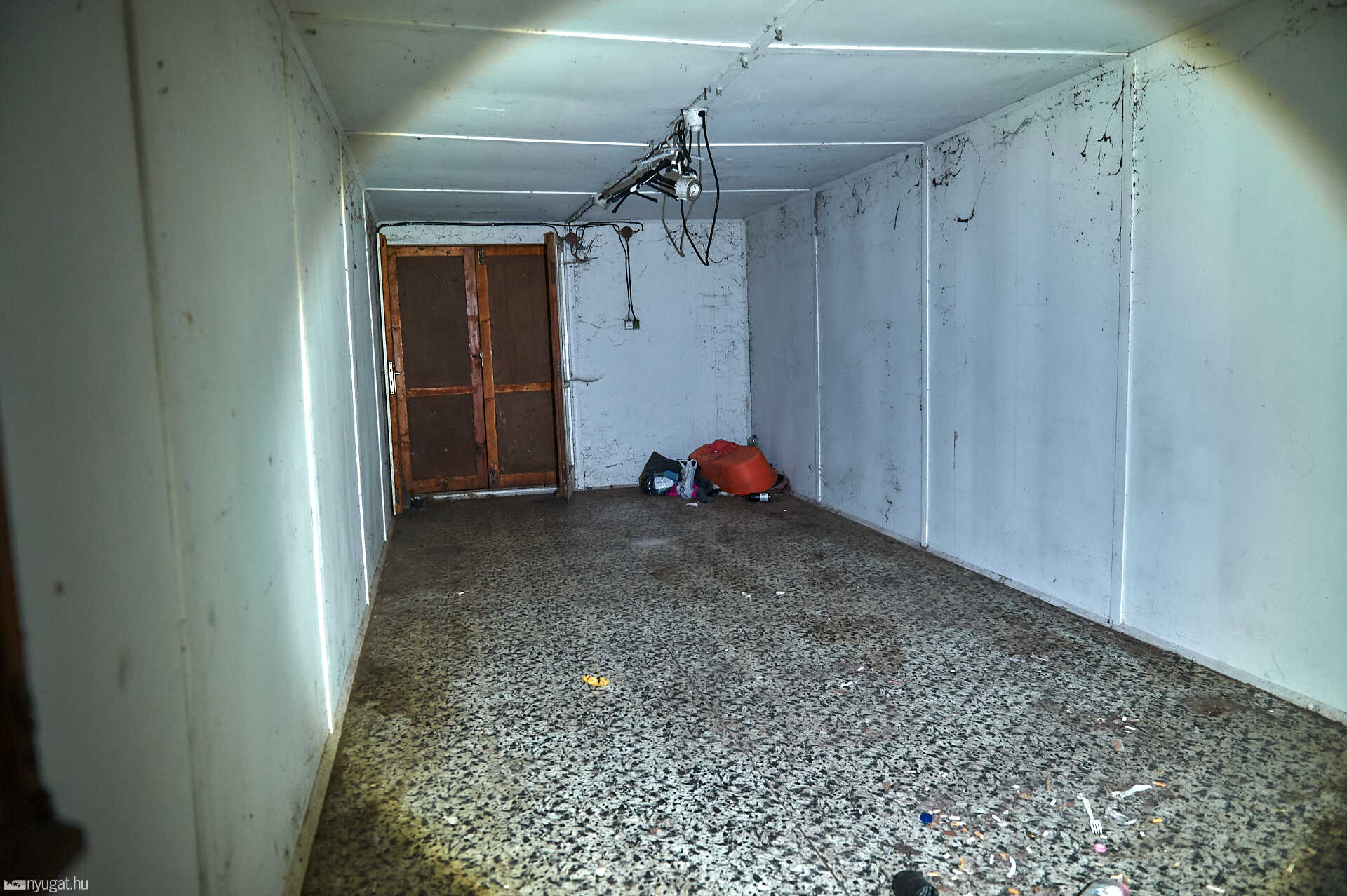 Hajléktalan sajtónyilvános bejárás