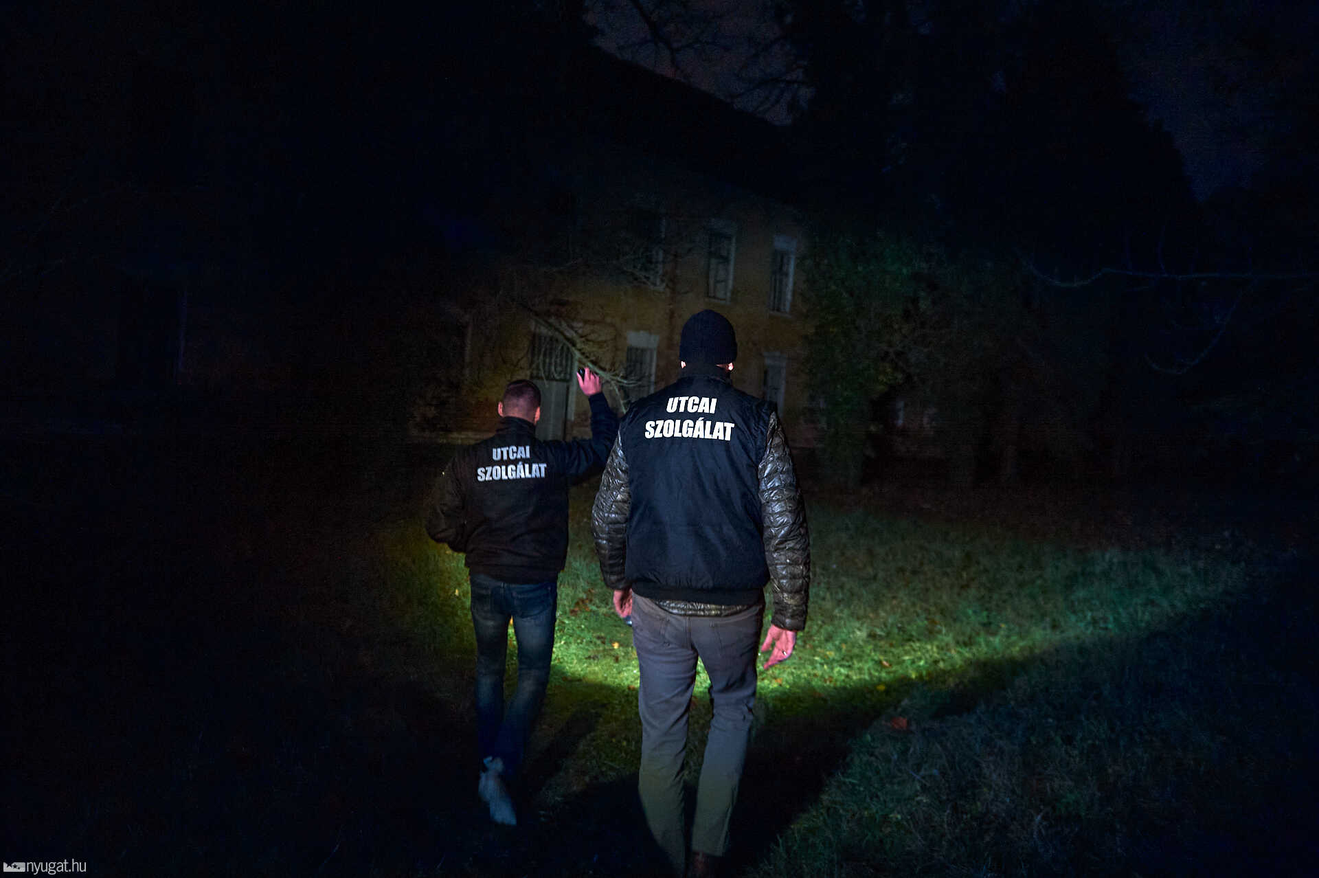 Hajléktalan sajtónyilvános bejárás