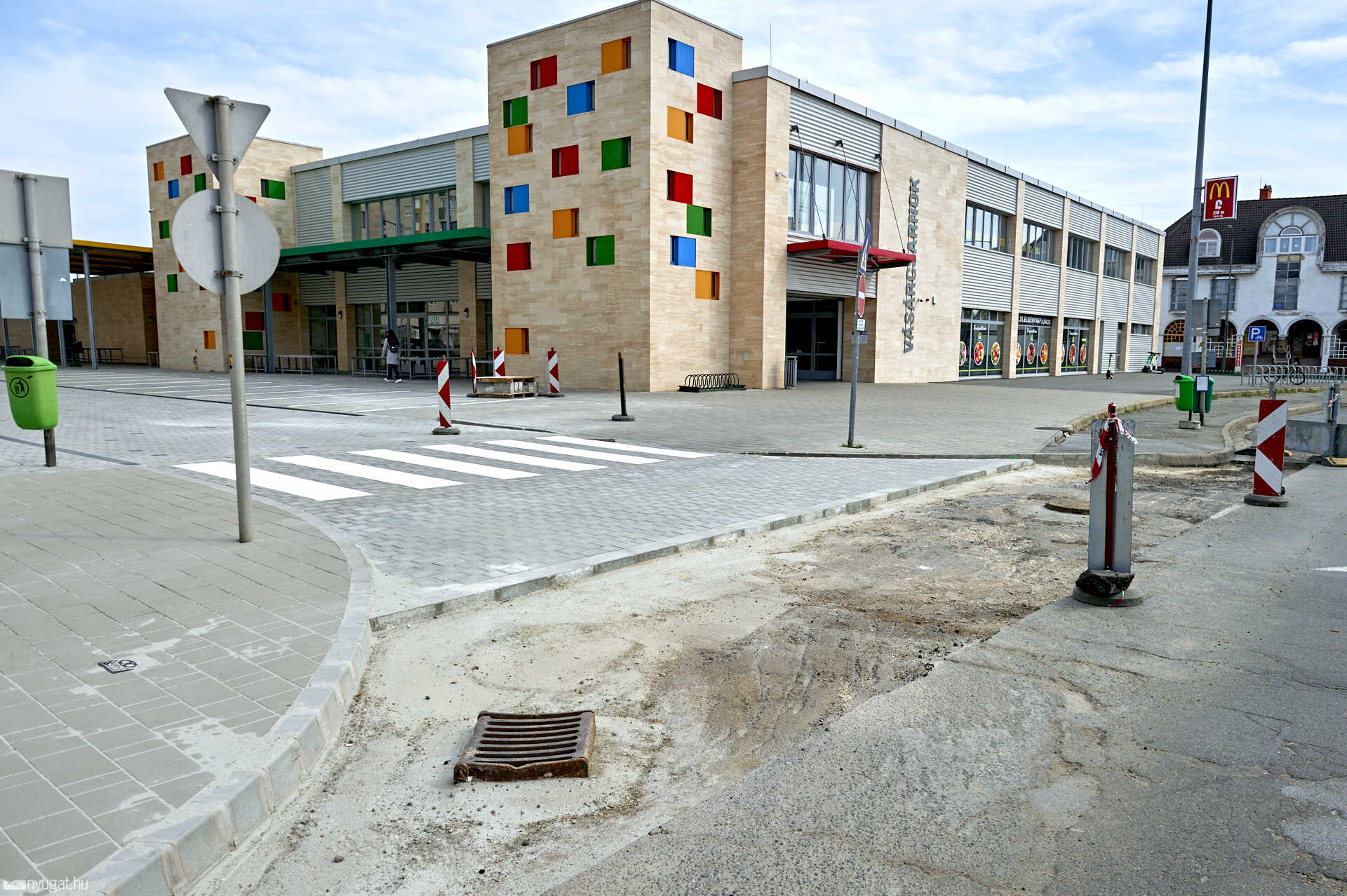 szombathelyi piac körüli építkezések