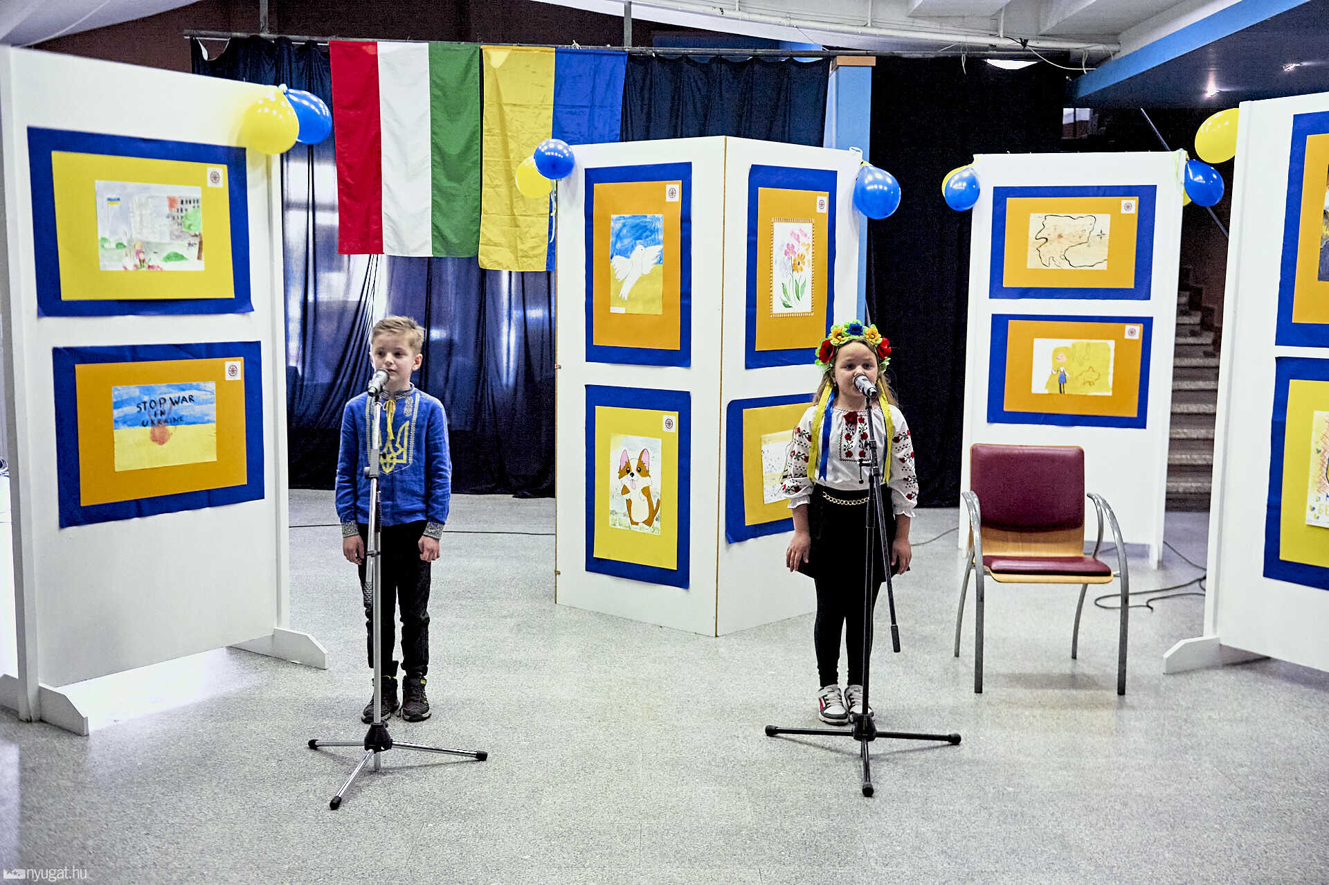 Ukrán gyermekrajz-kiállítás Szombathelyen