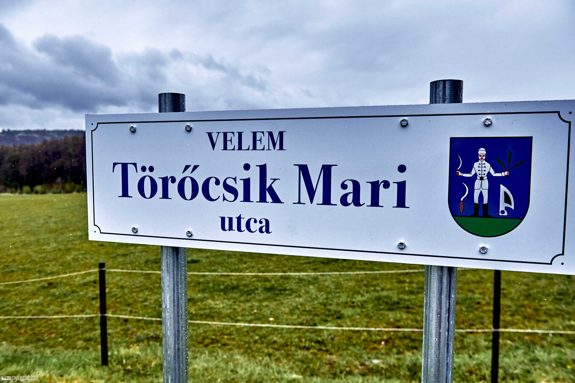 Törőcsik Mari utca átadó Velemben