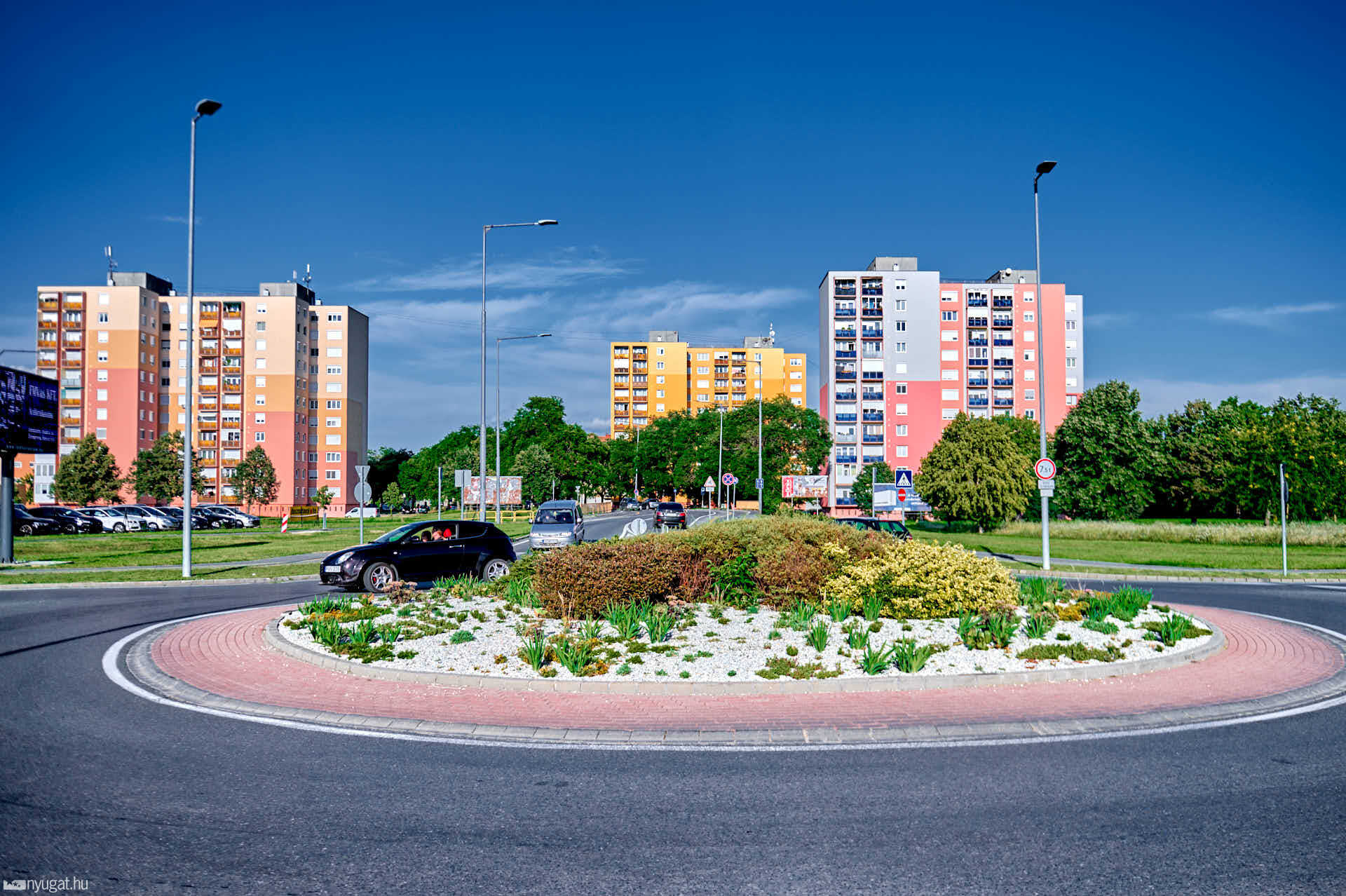 virágültetések Szombathelyen