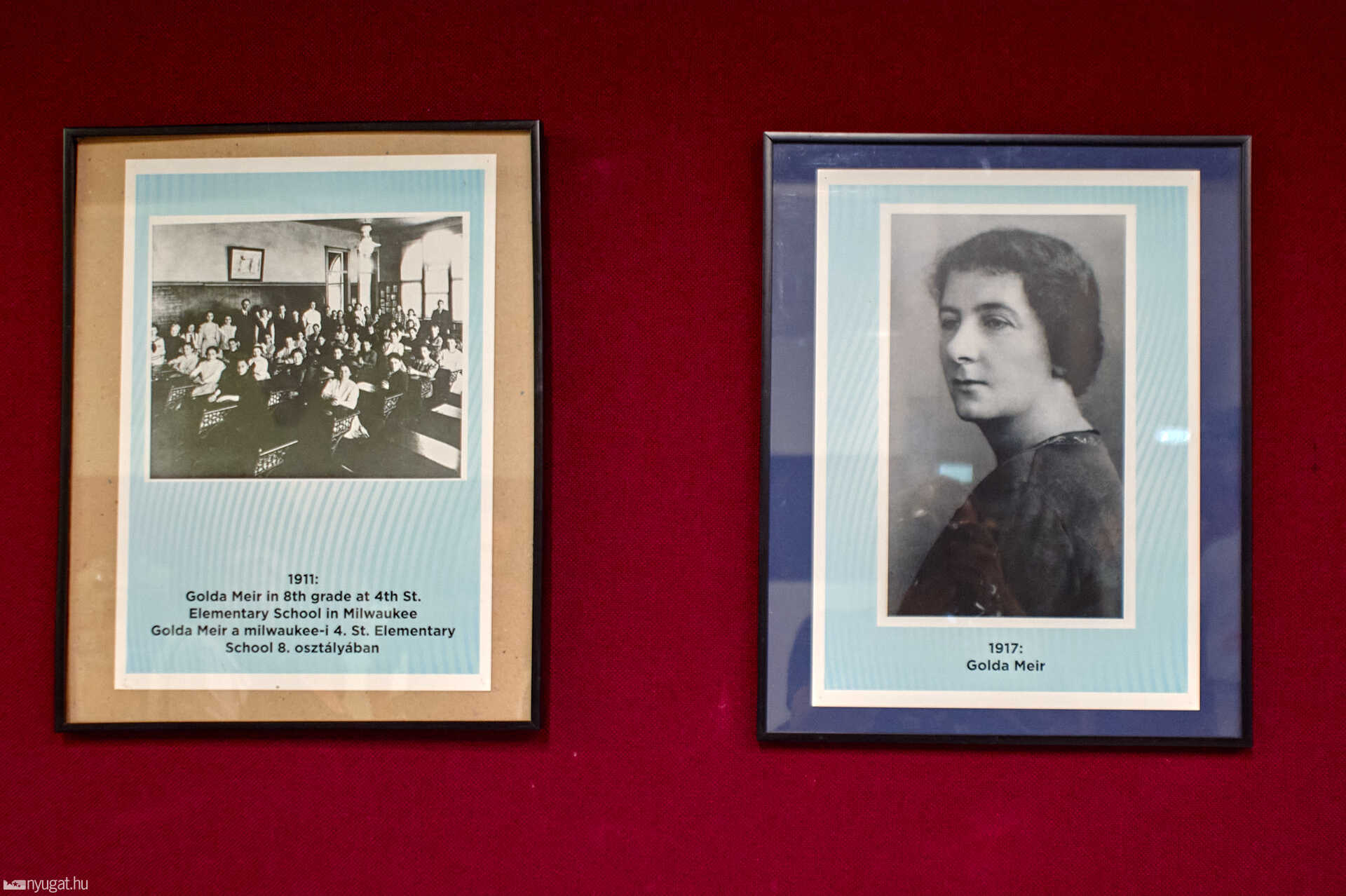 Golda Meir kiállítás a moziban
