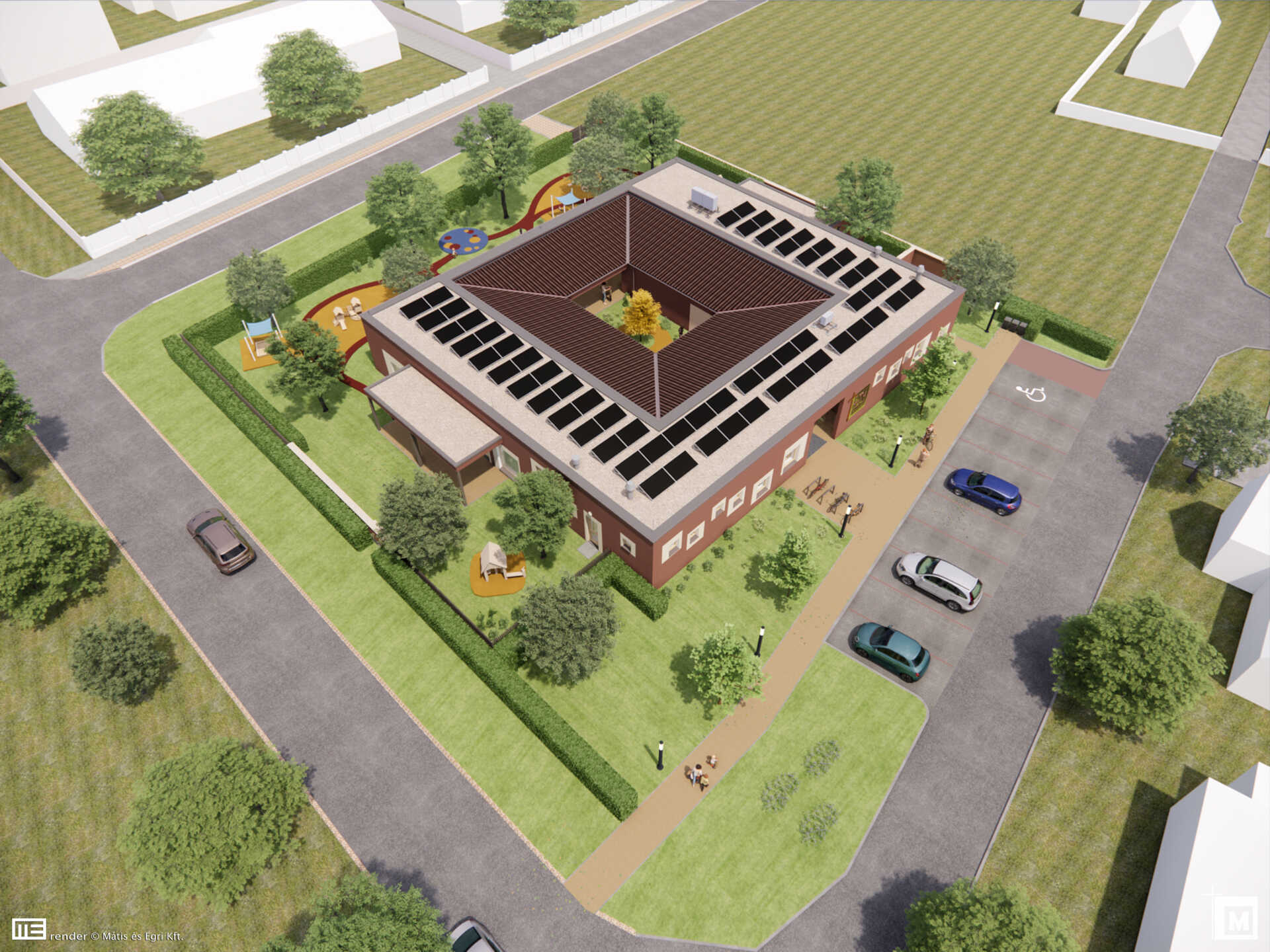 Szombathelyi Egyházmegye bölcsőde látványtervek