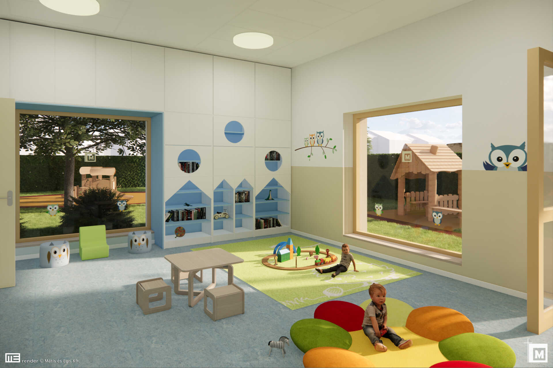 Szombathelyi Egyházmegye bölcsőde látványtervek