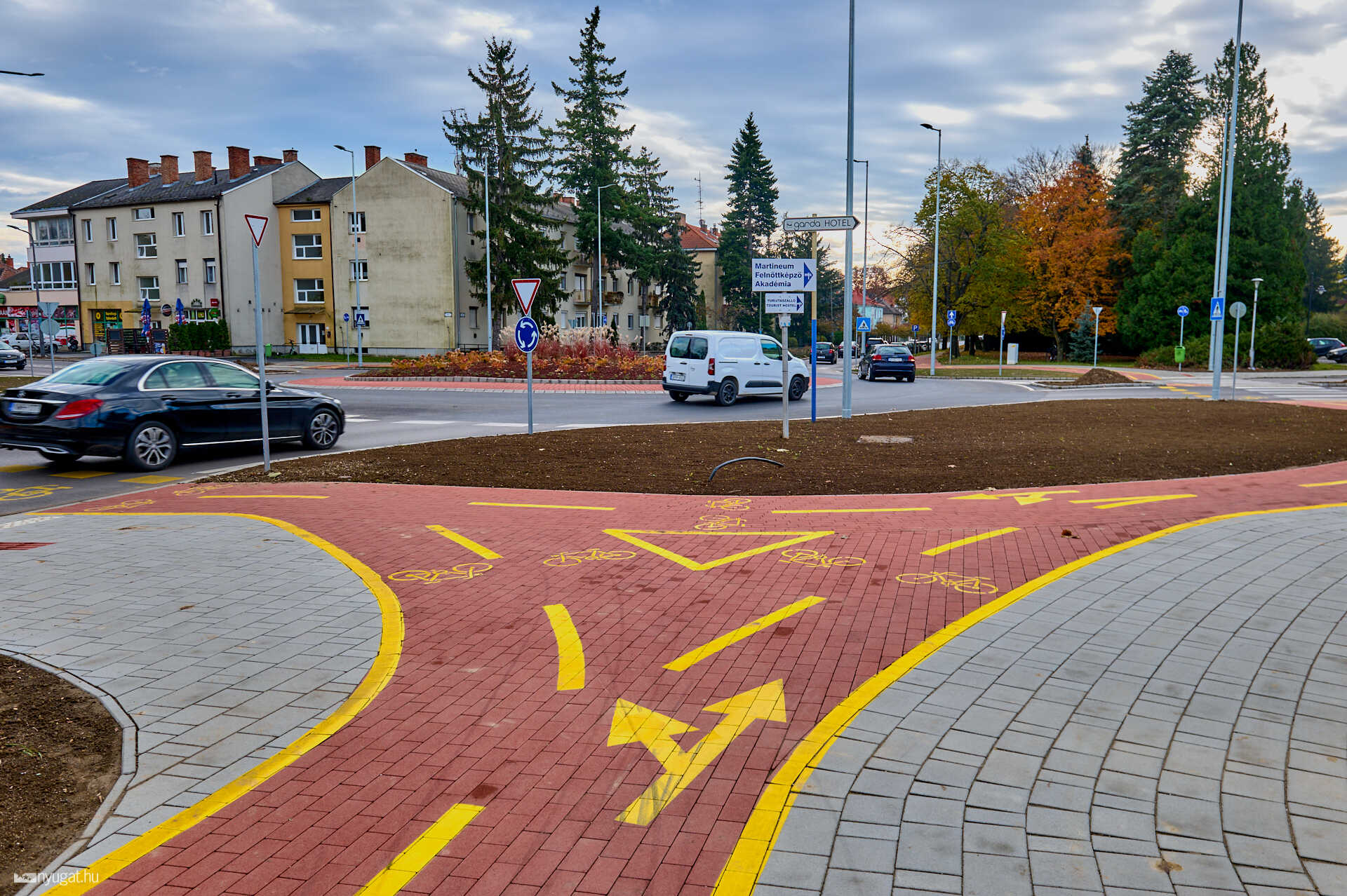 új és felújított körforgalmak Szombathelyen