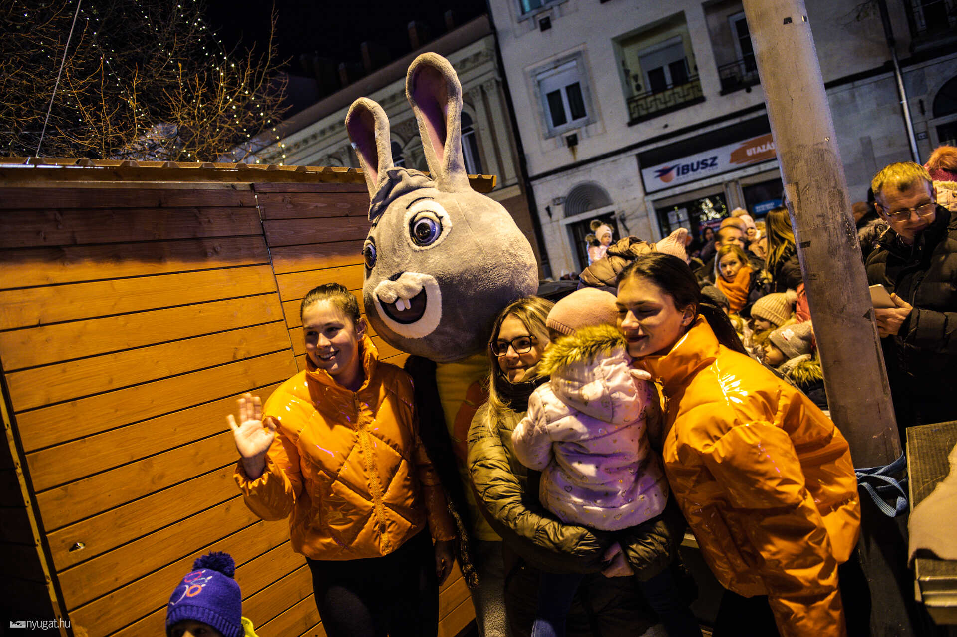 BrandNyúl a karácsonyi vásárban
