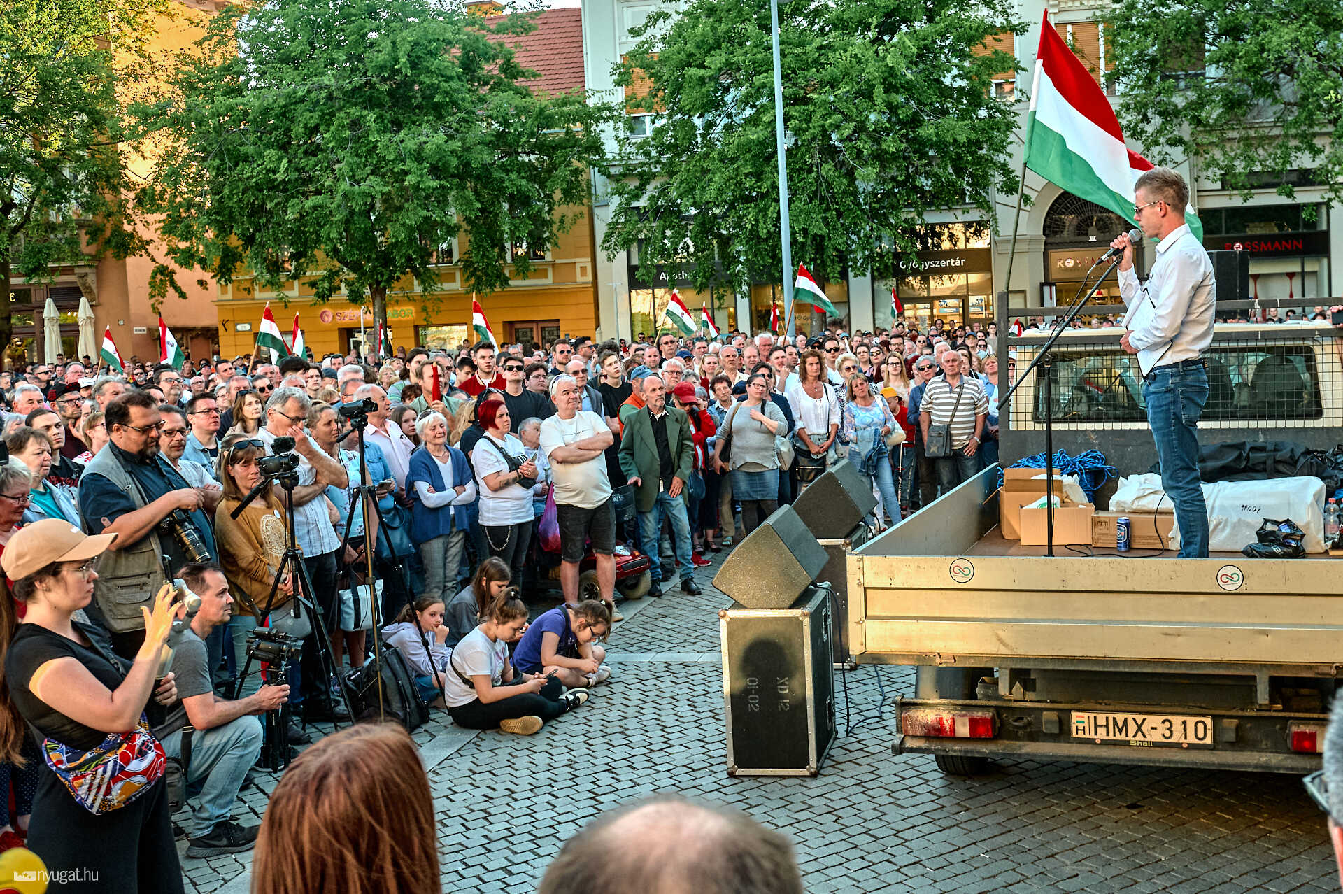 Magyar Péter Szombathelyen 2024