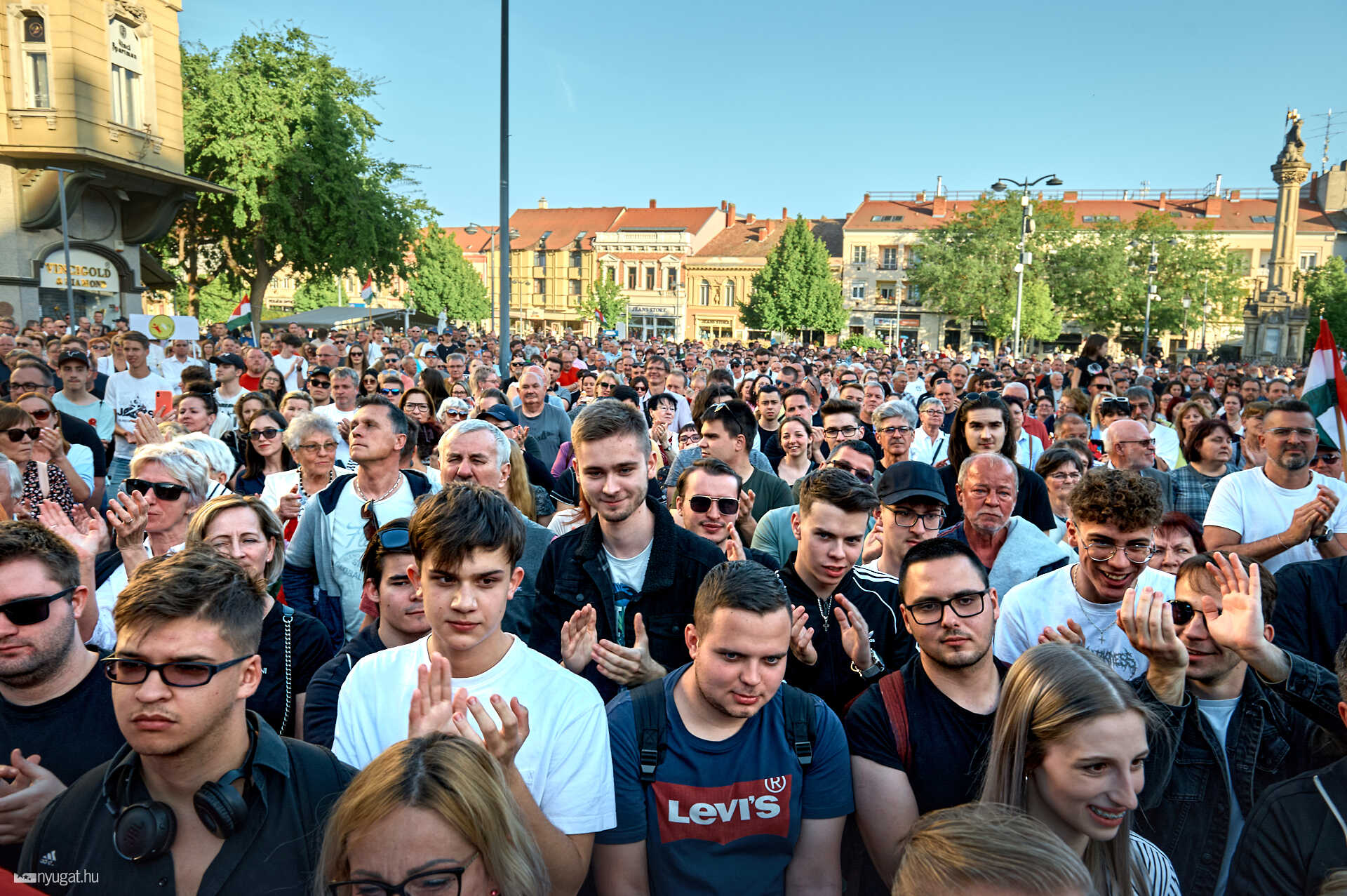 Magyar Péter Szombathelyen 2024