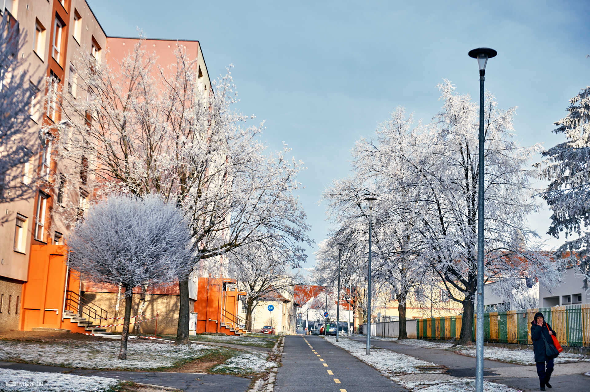 Szombathely dér és zúzmara