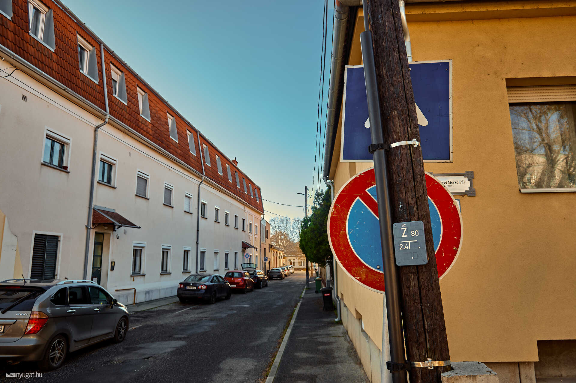 József Attila utca parkolás