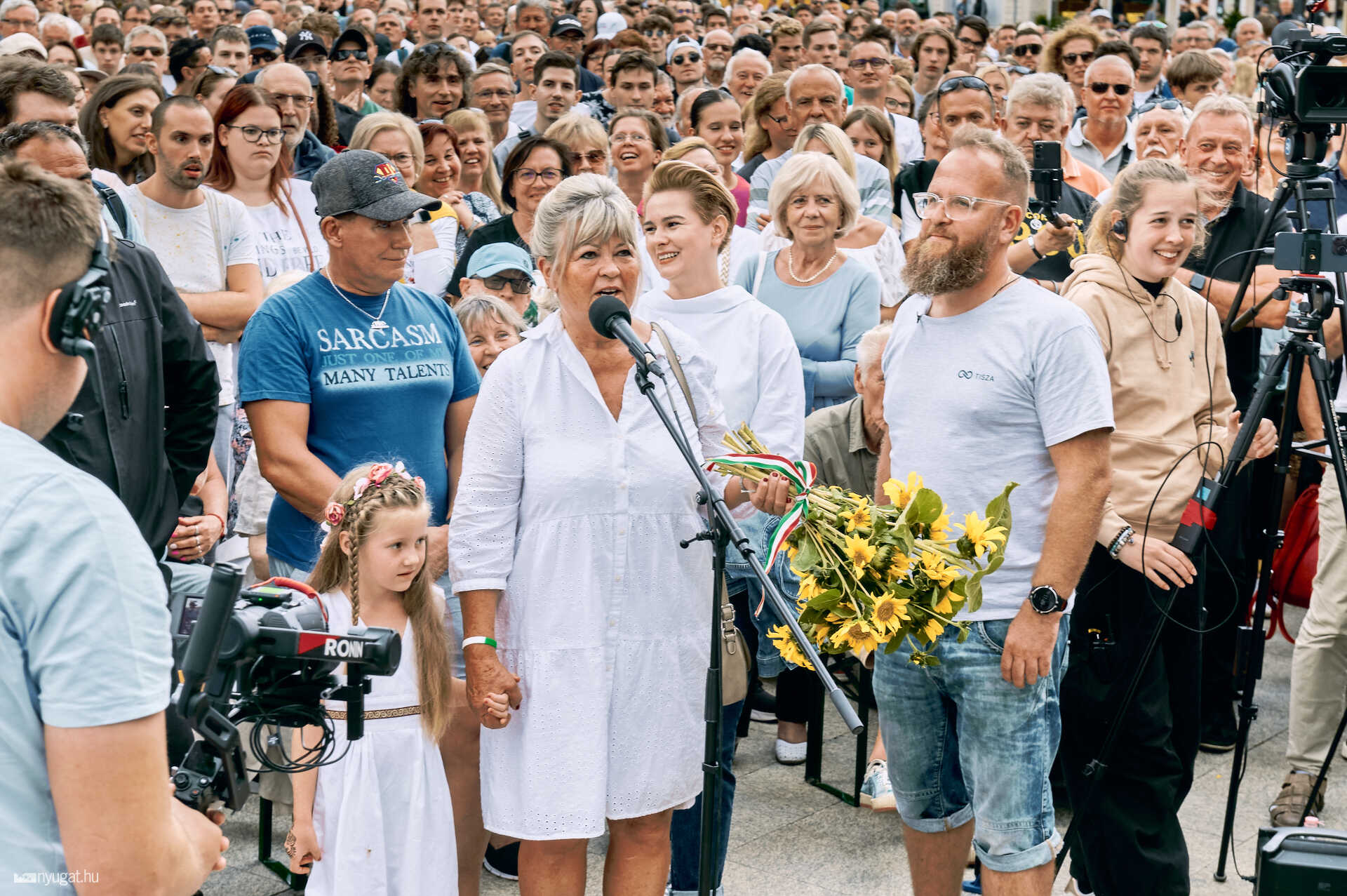 Magyar Péter Március 15 tér Szombathely