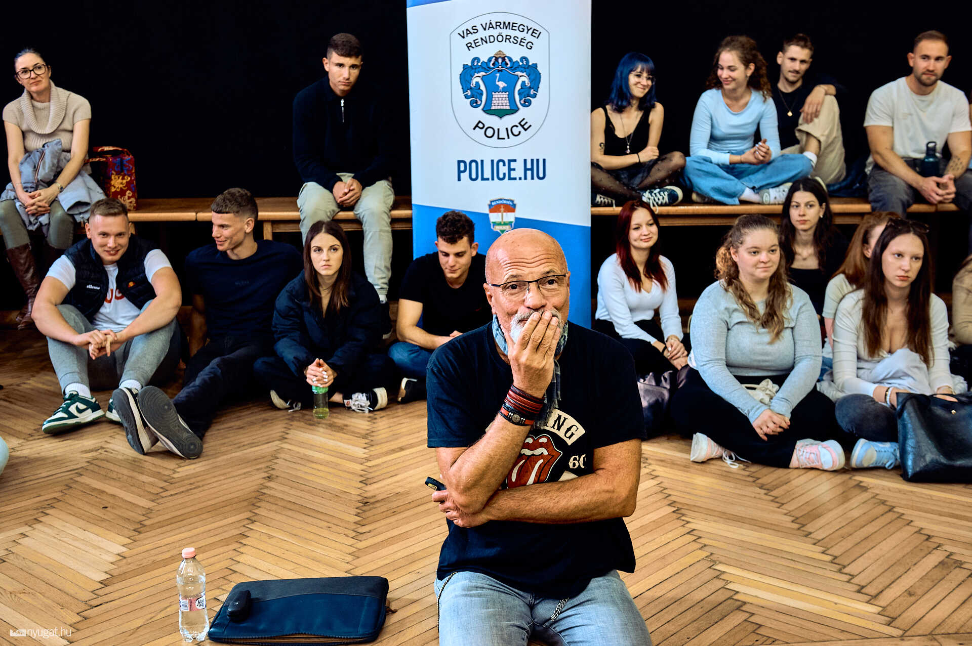 Zacher Gábor drogprevenciós előadás ELTE SEK