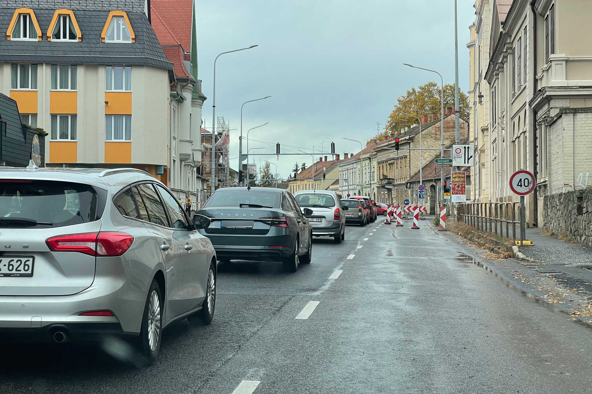 Petőfi Sándor utca lezárás MMC