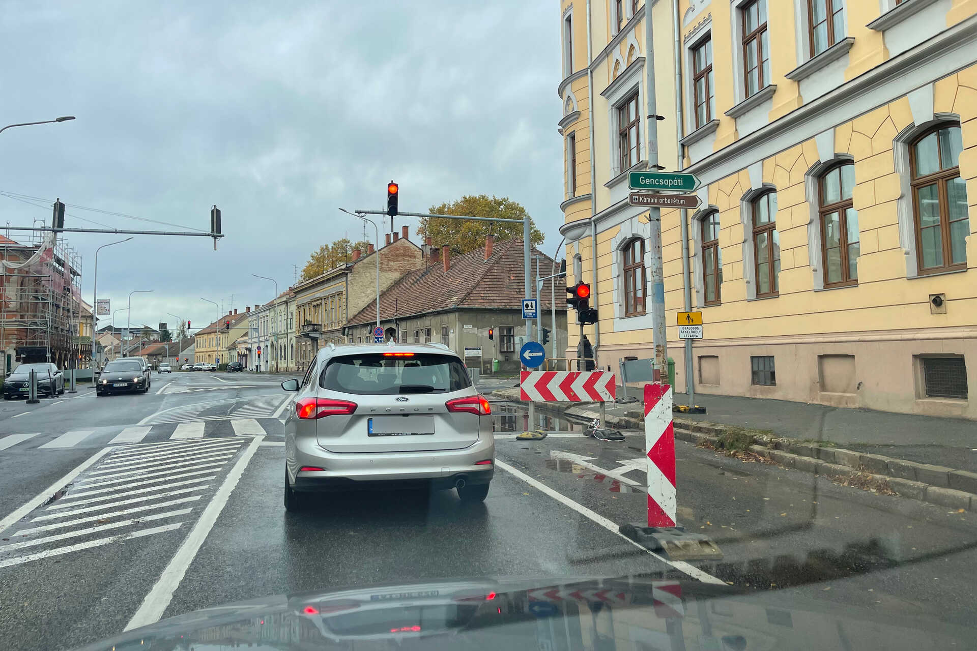Petőfi Sándor utca lezárás MMC