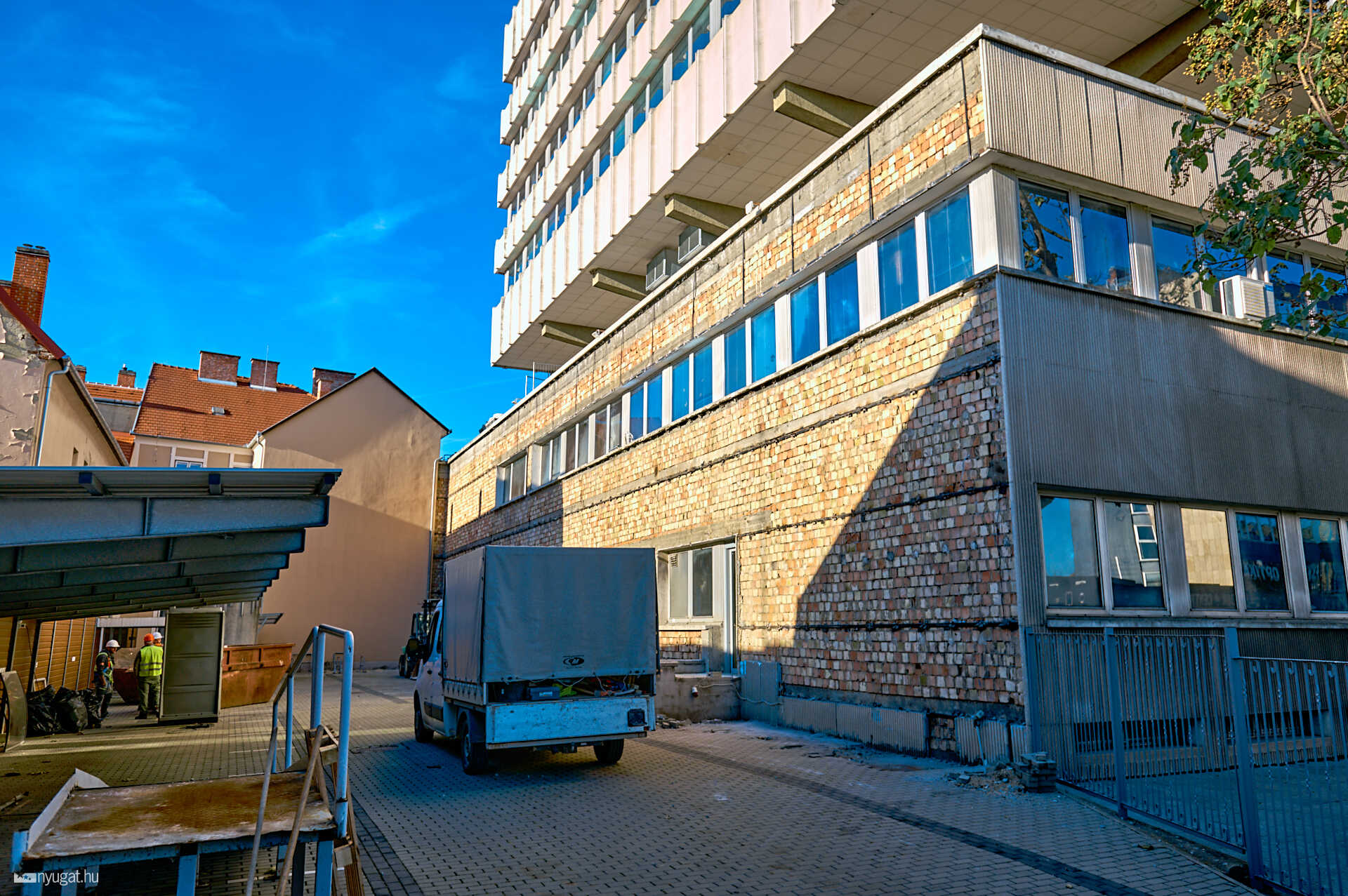 Városháza felújítás homlokzat