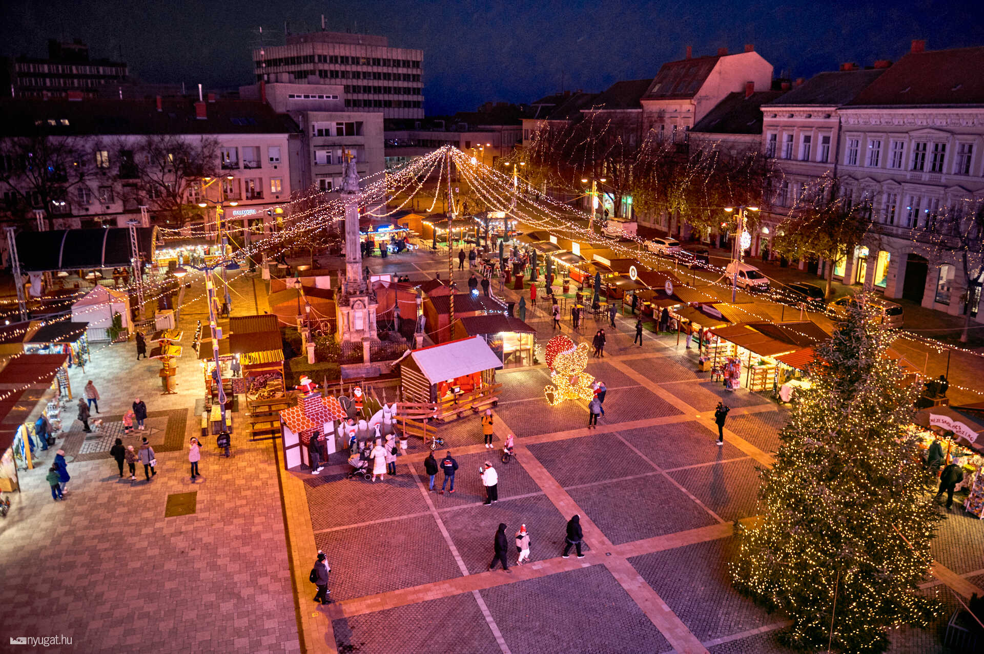 Adventi vásár megnyitó Szombathely 2025