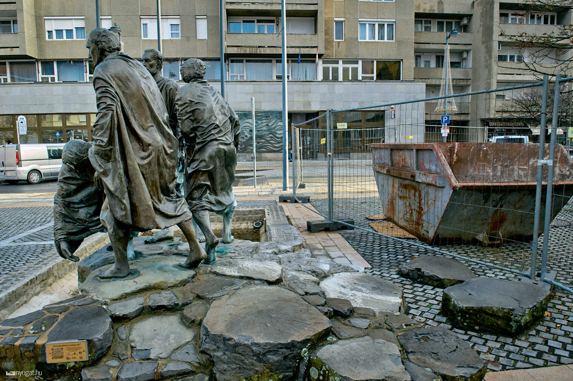 Városháza felújítás homlokzat 2025.11.26.