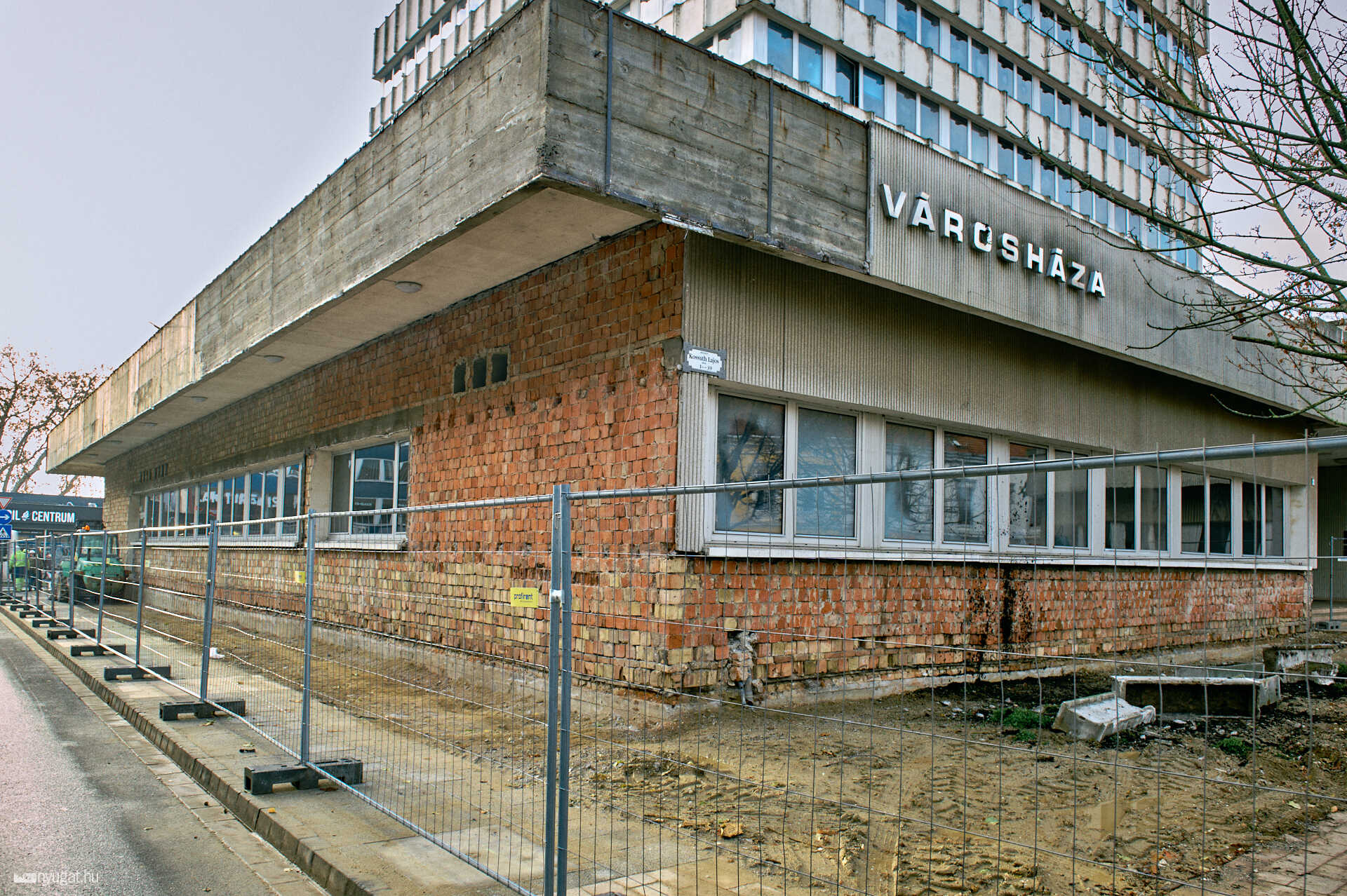 Városháza felújítás homlokzat 2025.11.26.