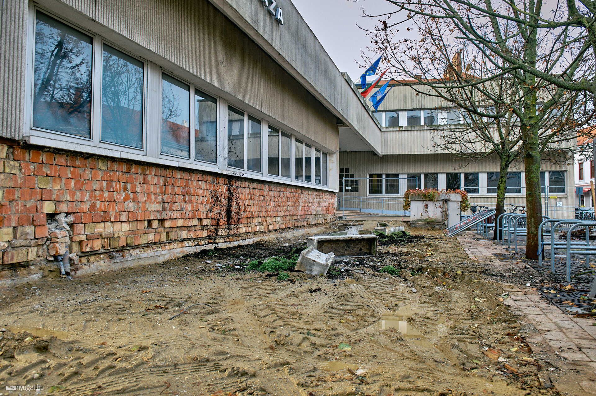 Városháza felújítás homlokzat 2025.11.26.