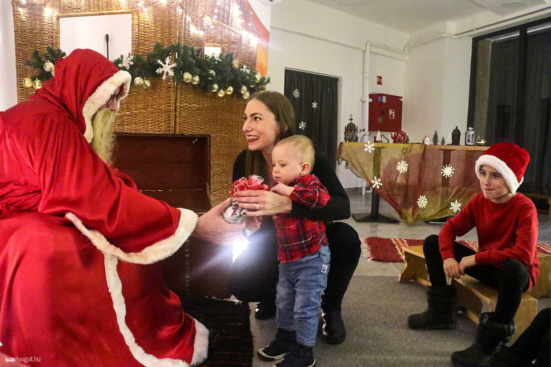 Víztorony lett az új Mikulás kuckó