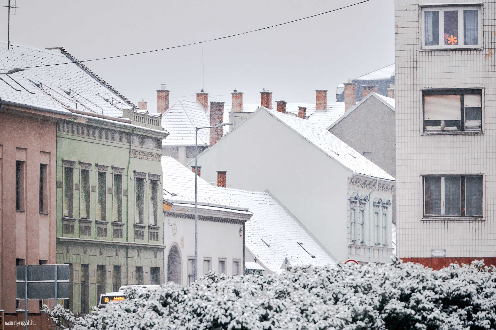 2026 első havazás Szombathelyen