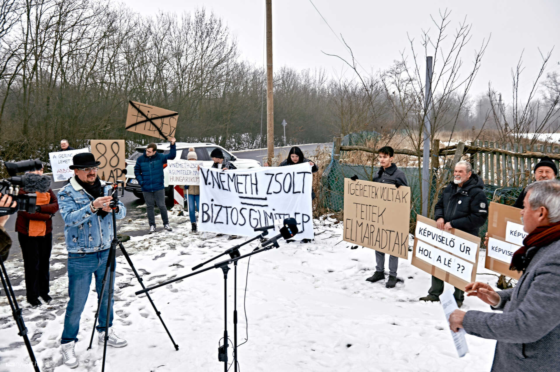 V. Németh Zsolt Nagykölked, sajtótájékoztató 