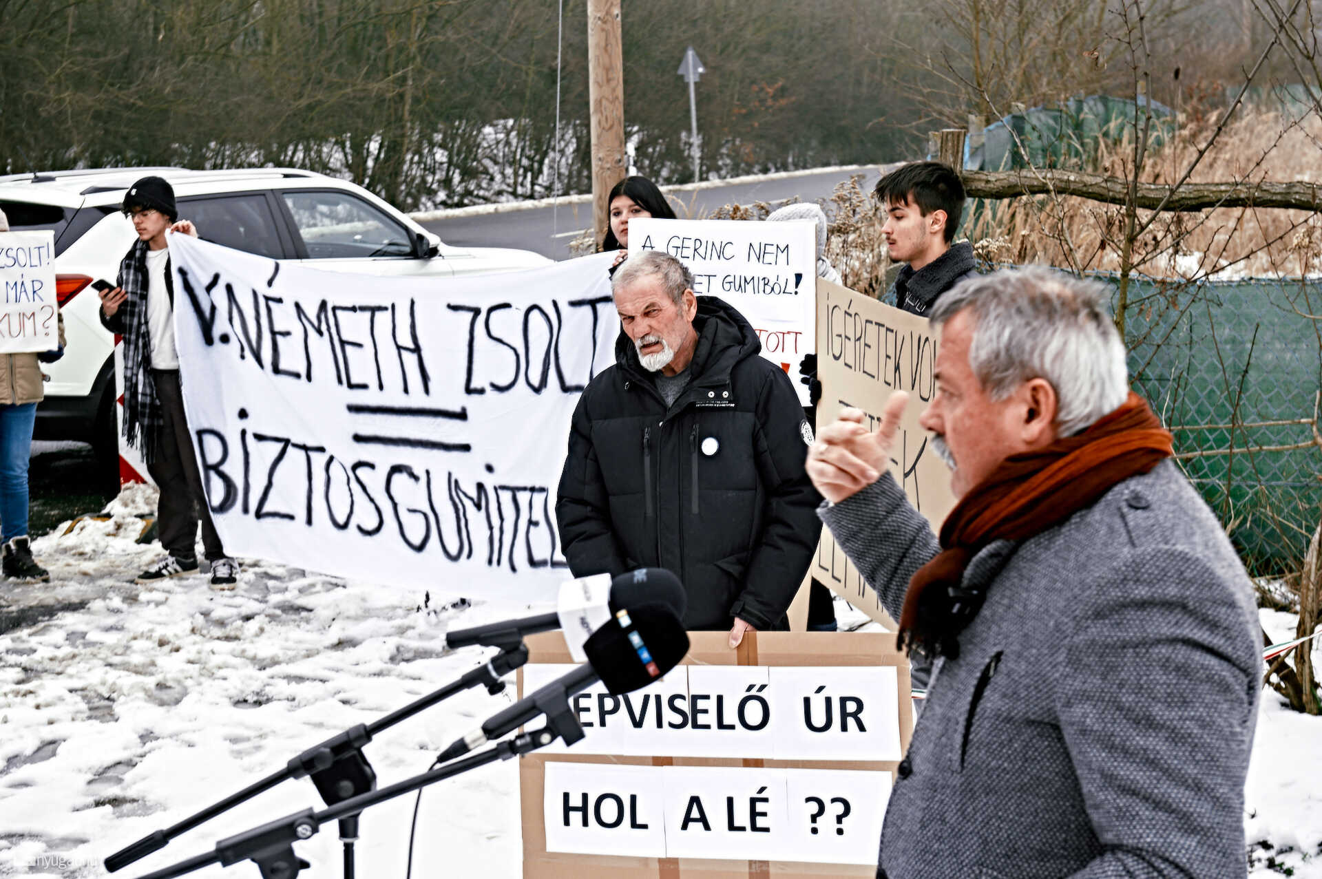 V. Németh Zsolt Nagykölked, sajtótájékoztató 
