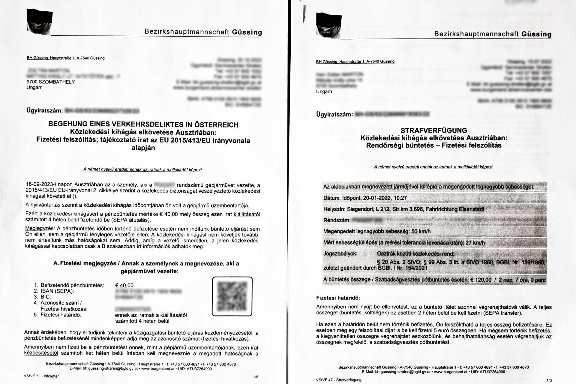 közigazgatási bírság