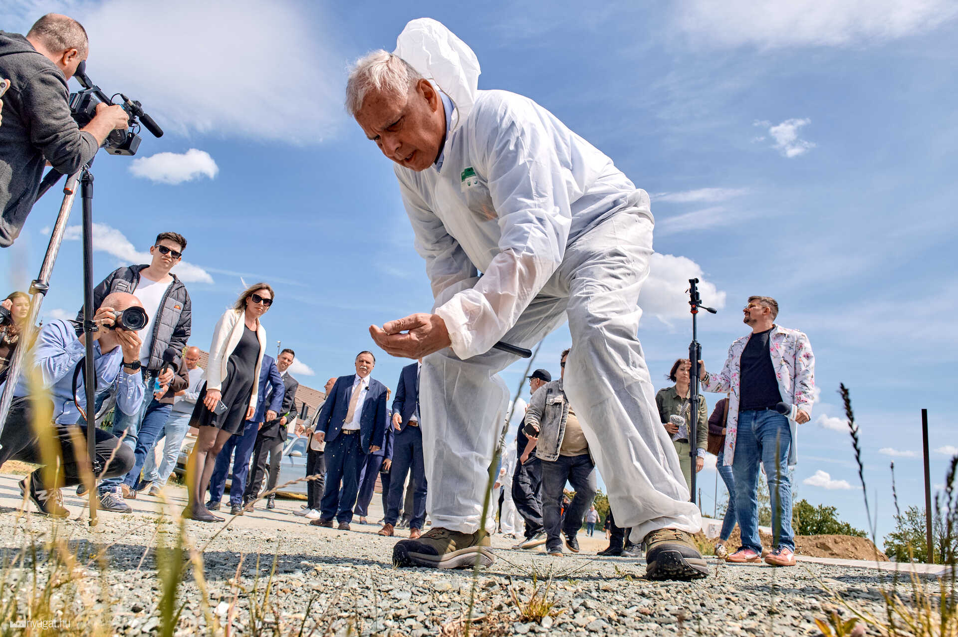 Síp utca azbeszt bejárás Gajdos László, Nemény András, 