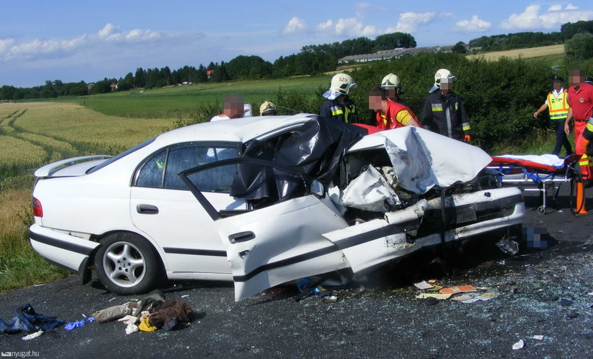 Halálos baleset Narda és Felsőcsatár között