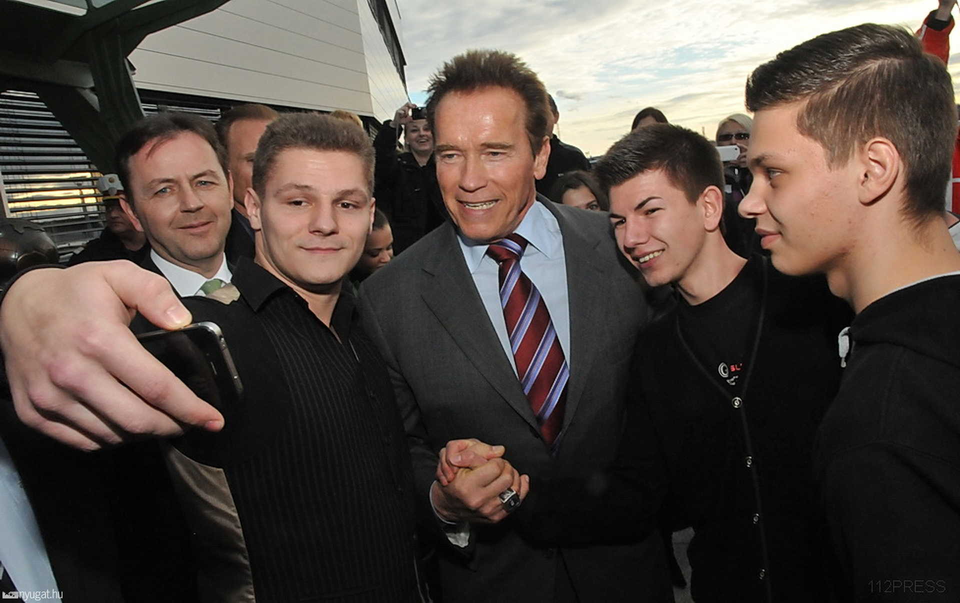 Arnold Schwarzenegger Güssingben - Megújuló energiákat népszerűsít az ex-Terminátor