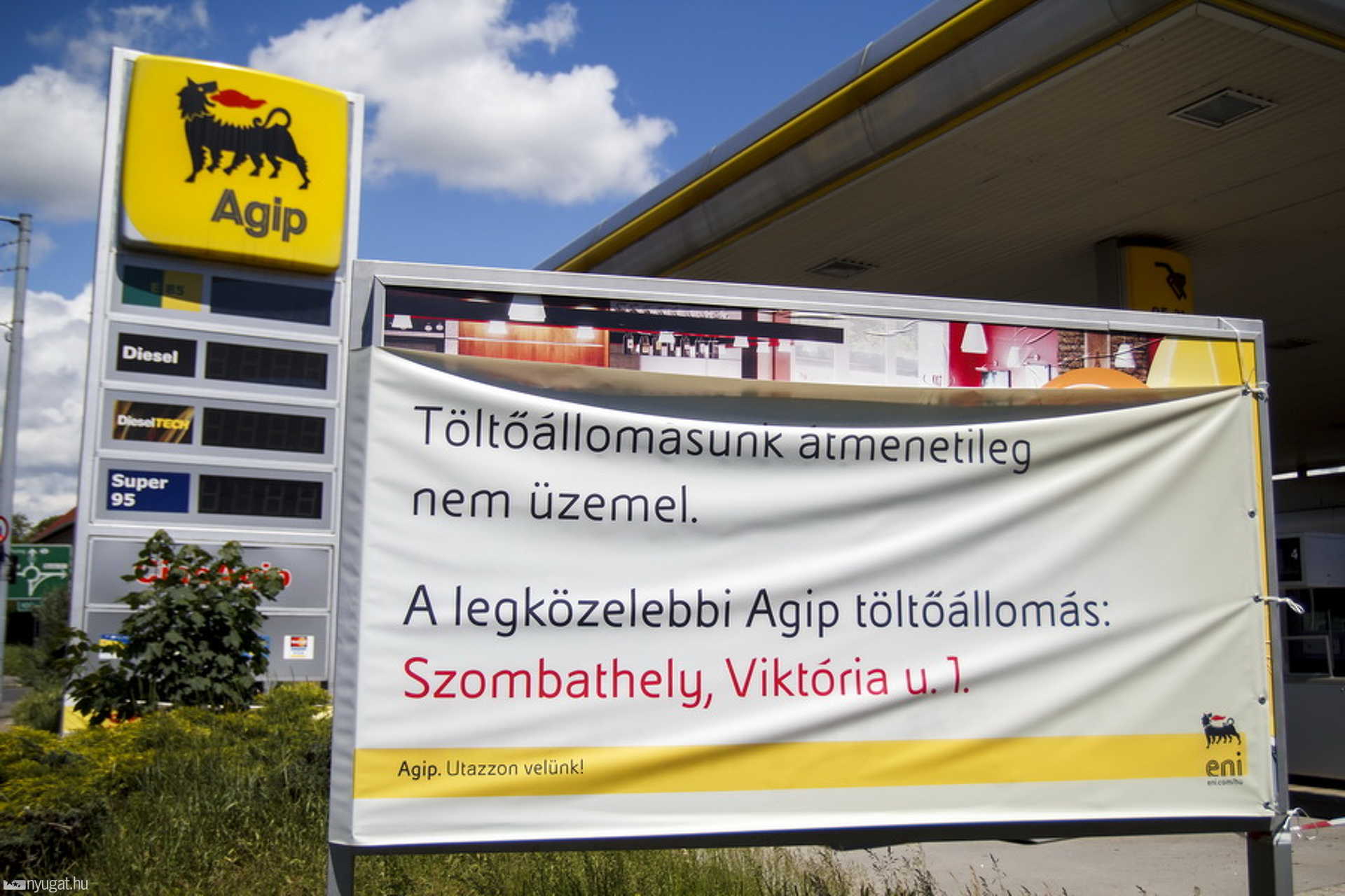 Agip benzinkút - Márkus Emília utca
