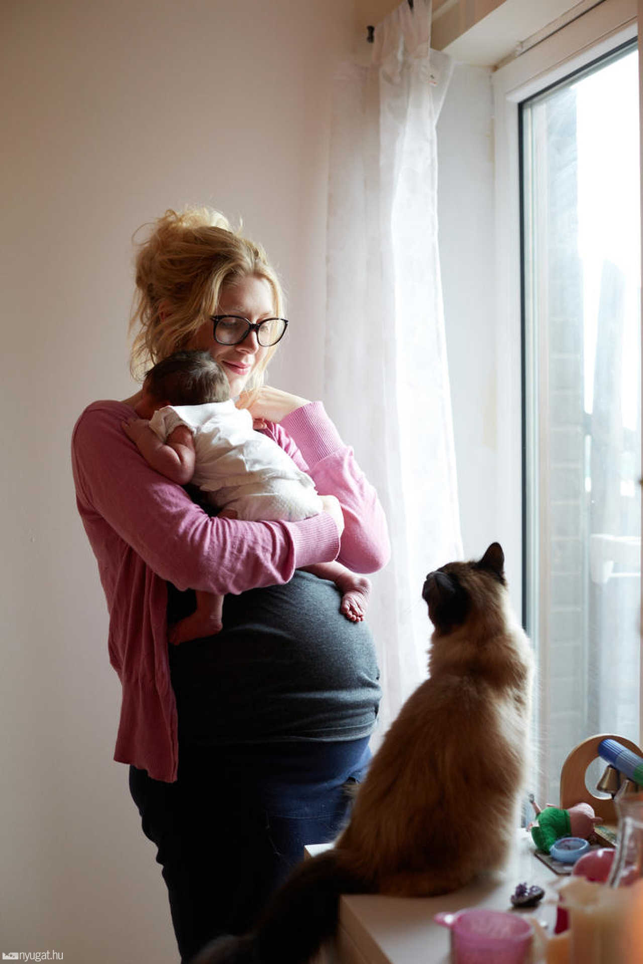 Lottie és Lily, na meg a macska