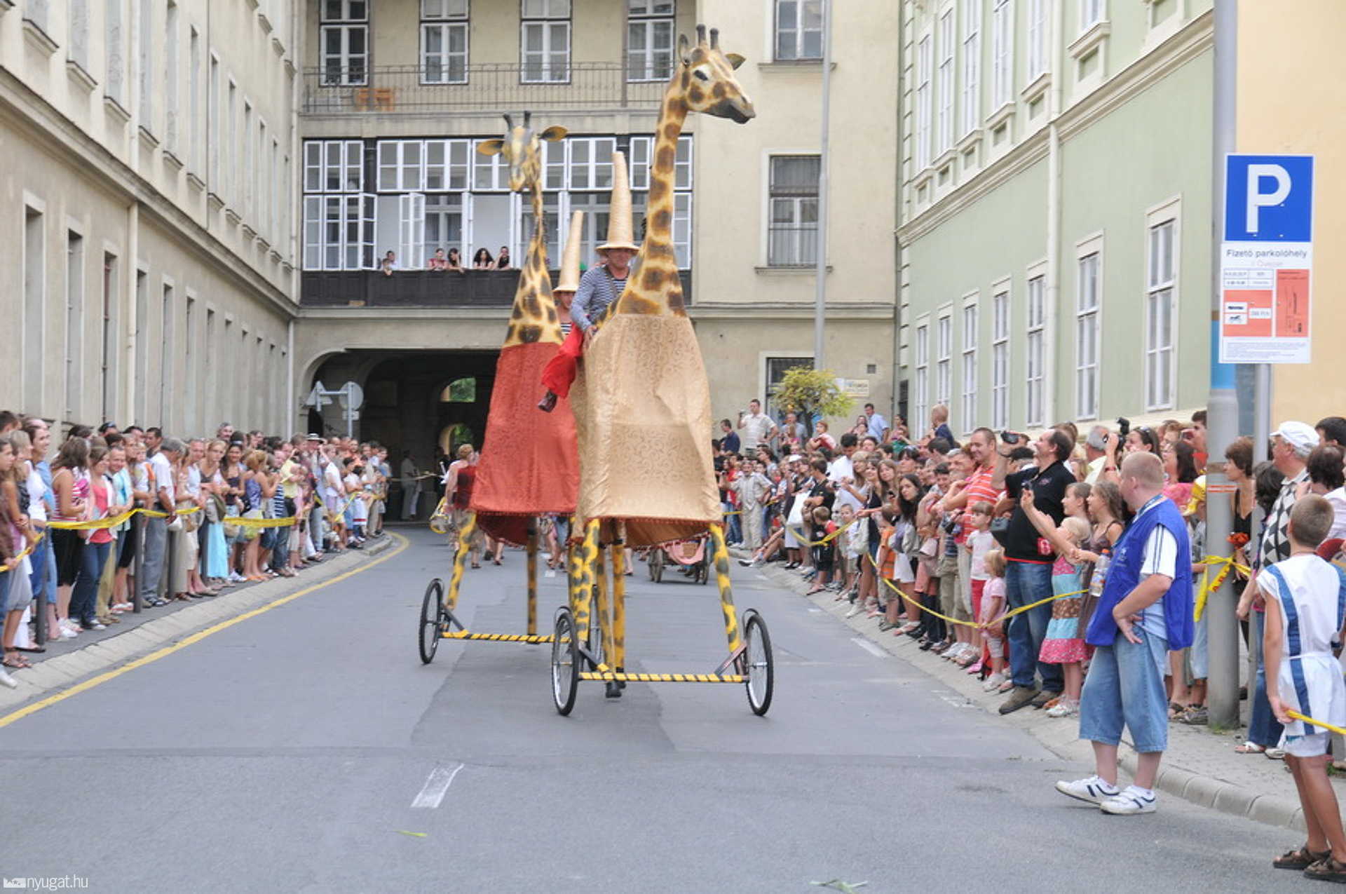 Magasságkorlátozás miatt visszafordultak és kerültek a zsiráfok